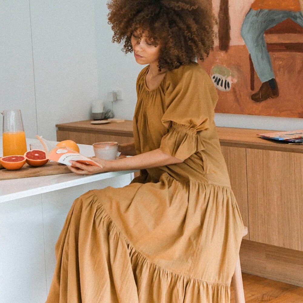 Daughters Of India Sahana Gown ~ Desert